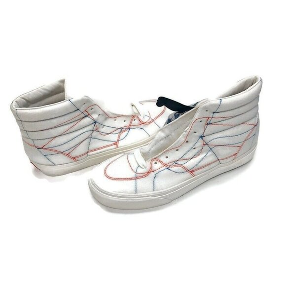 Vans Size 9 Hi Taka Hayashi Vault LX DIY Skateboard Shoes 721454 Marshmallow - Picture 12 of 12